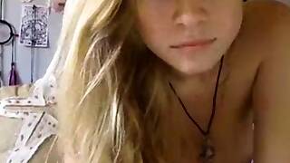 blonde, masturbation